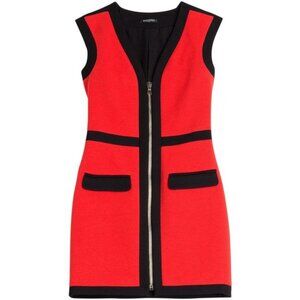 Balmain – Black & Red Short Dress (EU 38)